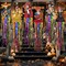 Day of the Dead Sugar Skull Hanging Decorations – 8PCS Dia de los Muertos Party Decor with Tassels, Mexican Skeleton Hanging Banners for Halloween, Día de los Muertos Festival, Indoor & Outdoor Fiesta Decorations